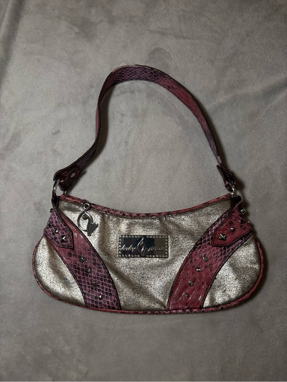 Baby Phat Y2K Mini Silver Bag